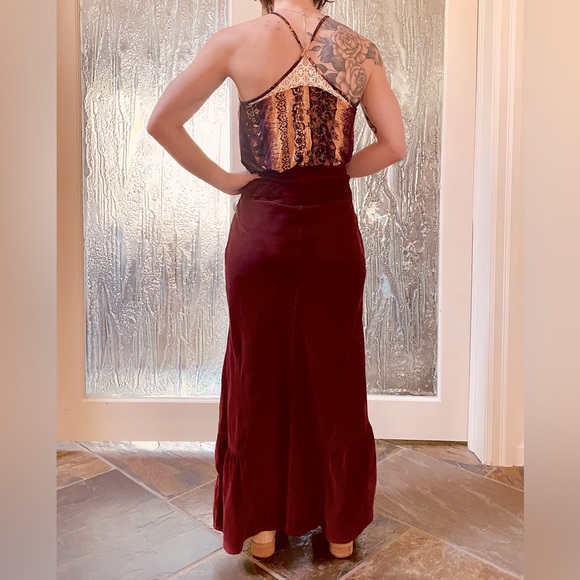 Maxi boho corduroy skirt - Picture 8 of 8